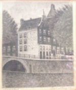 Verkocht.Meijer.Sal Meijer (1877-1965).Amstel in Amsterdam.